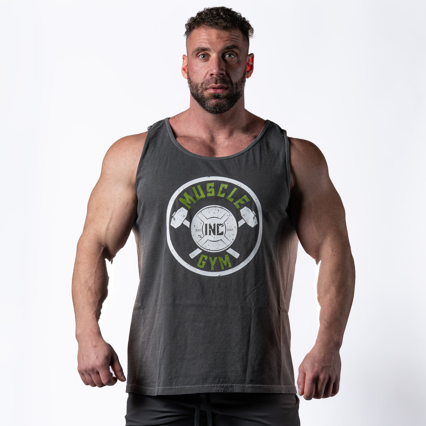 Grey Logo Tank