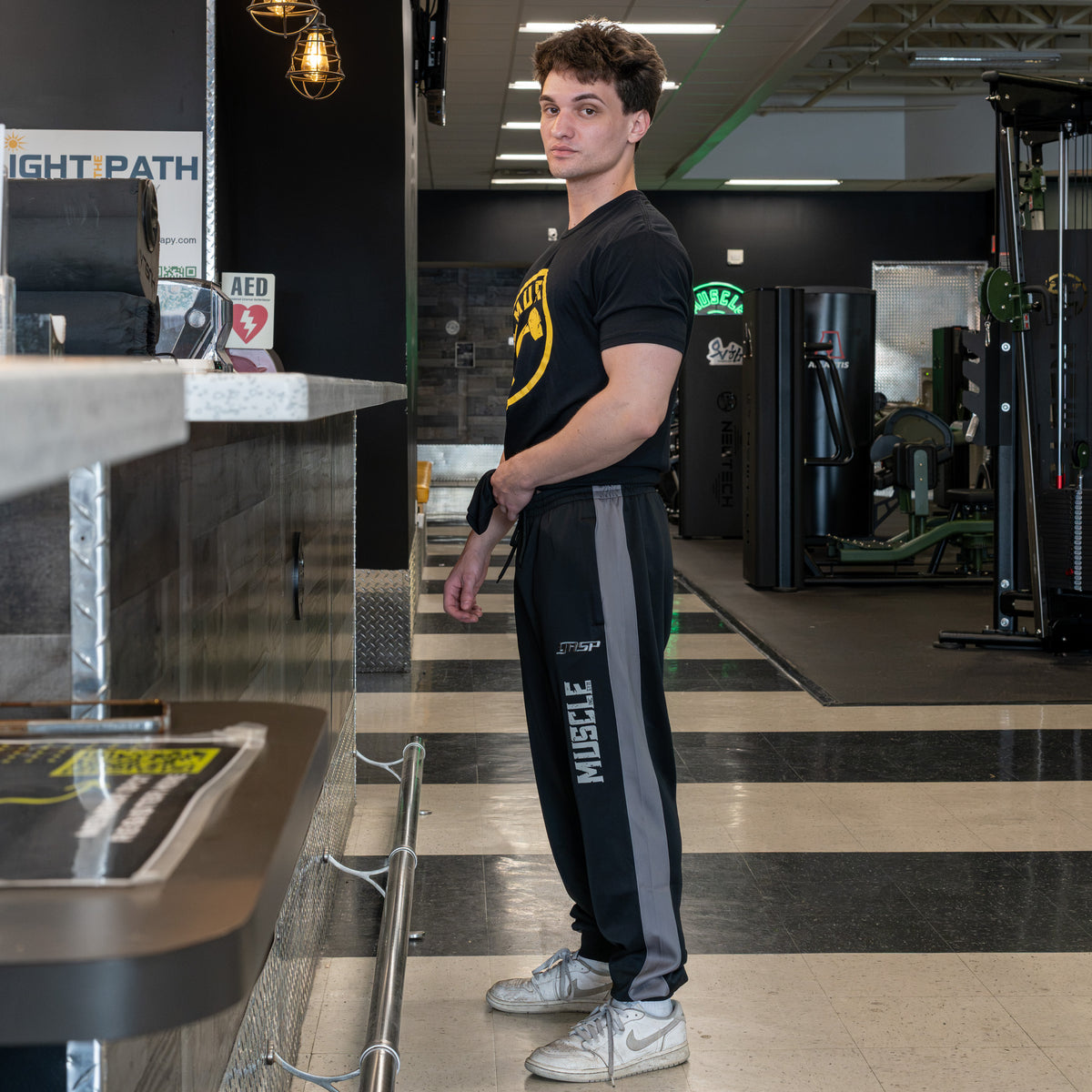 Black Track Pants