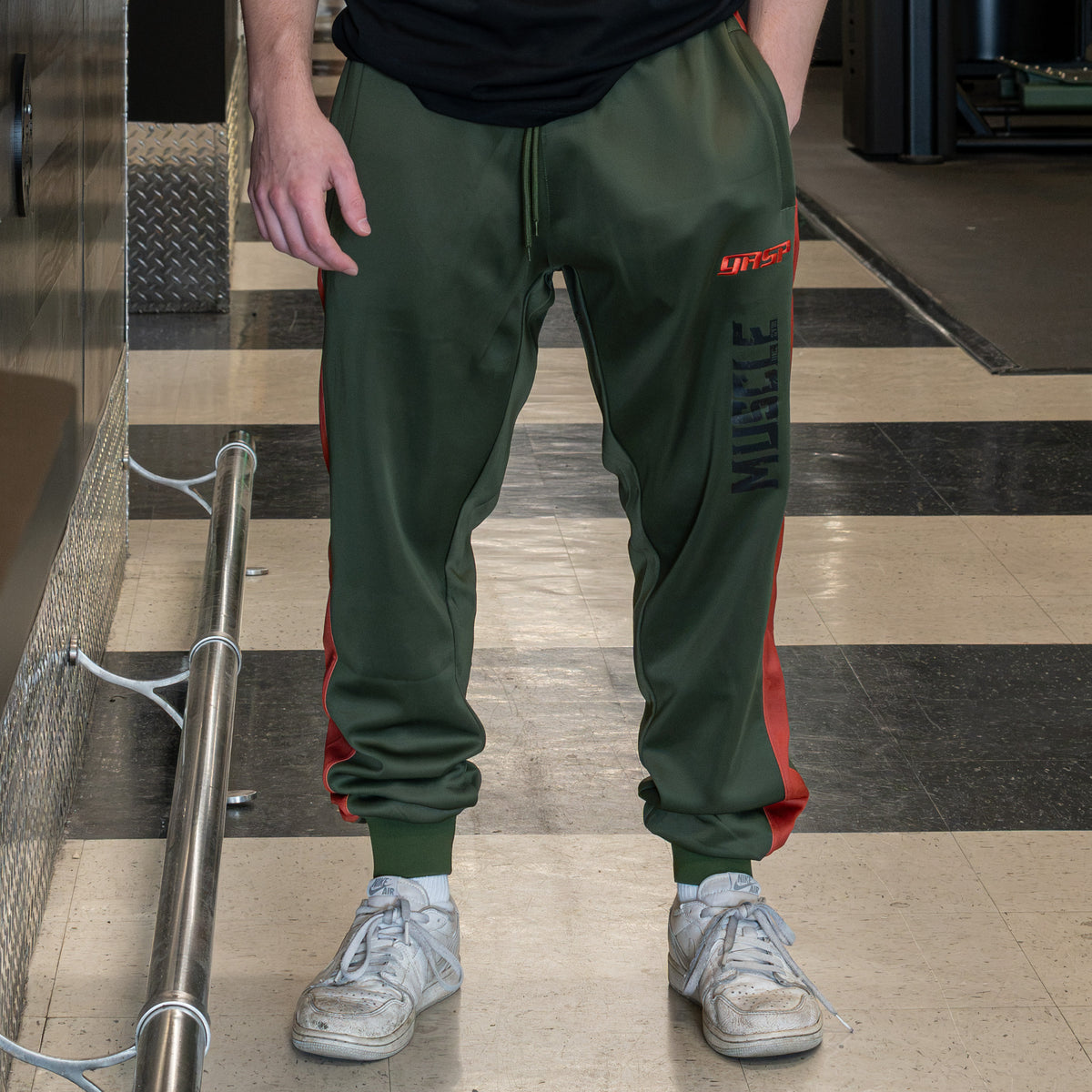 Green Track Pants