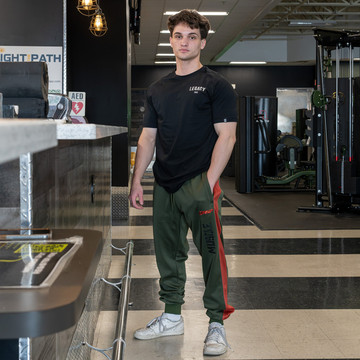 Green Track Pants