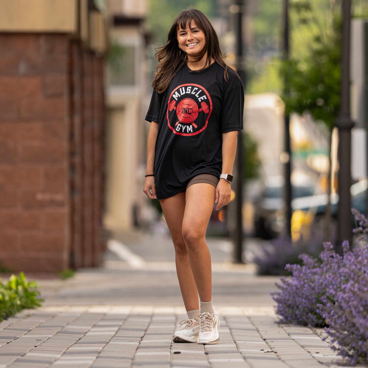Red and White Logo T-Shirt