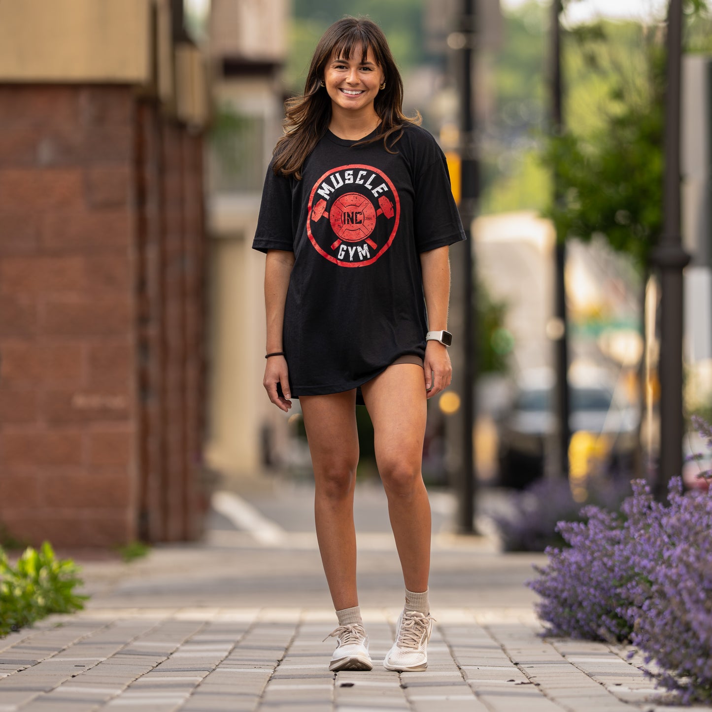 Red and White Logo T-Shirt