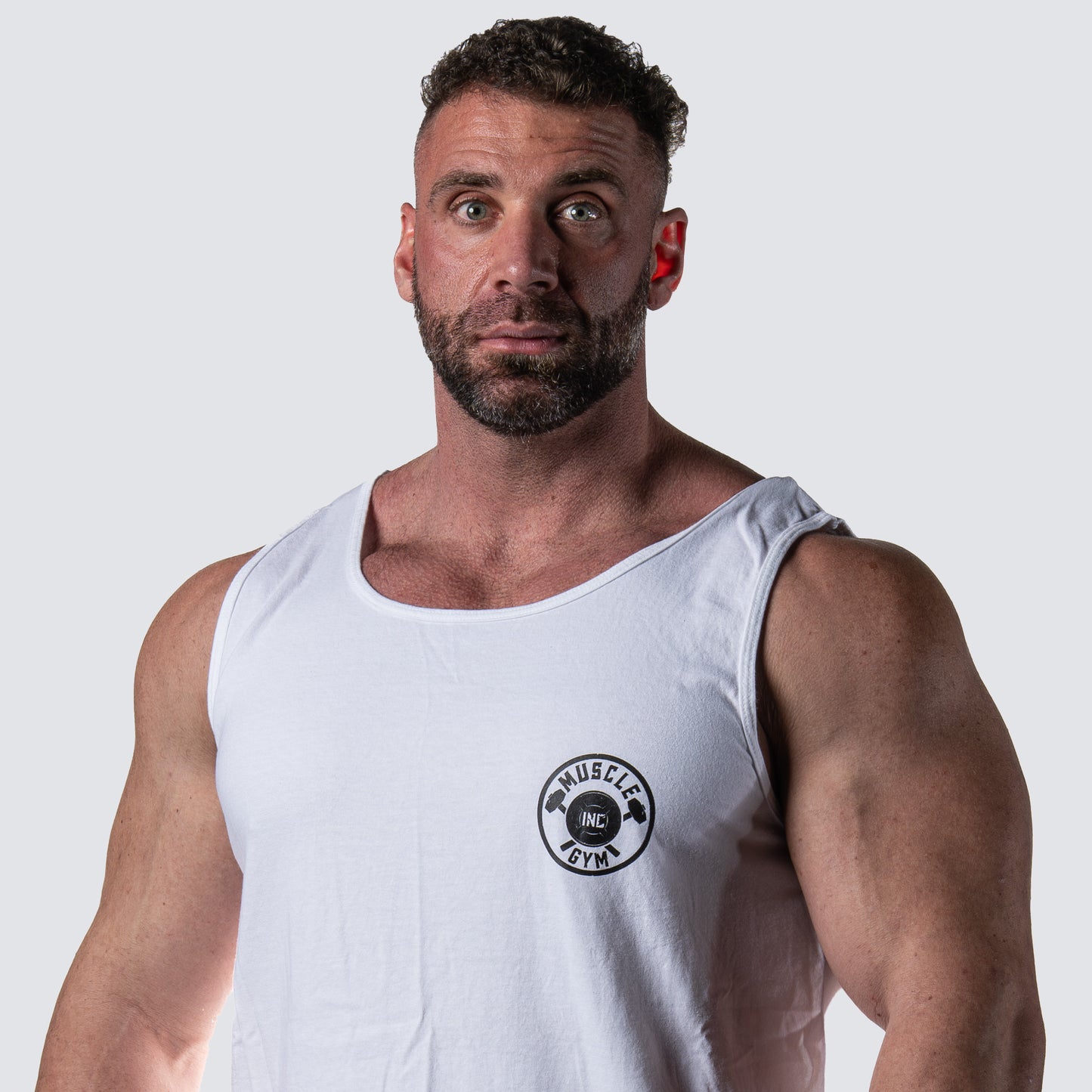 White Muscle Inc Tank